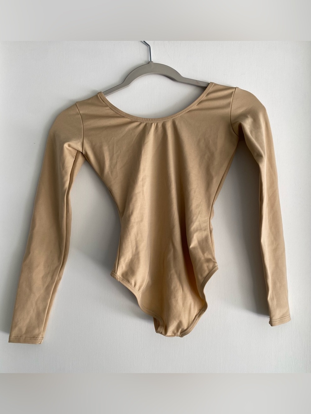 Capezio Nude Long Sleeve Base Leotard - Dance Classwear - Picture 2 of 3